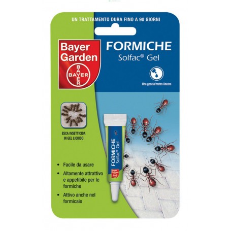 12PZ BAYER GEL FORMICHE SOLFAC