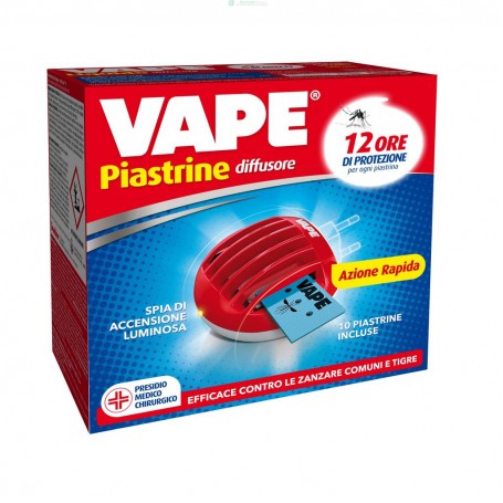 12PZ VAPE ELETTROEMANATORE+10 PIASTRINE