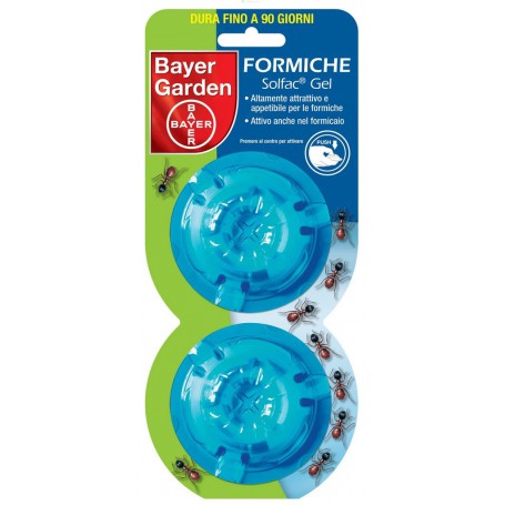 12PZ BAYER TRAPPOLE FORMICHE SOLFAC GEL CF.2 PZ.