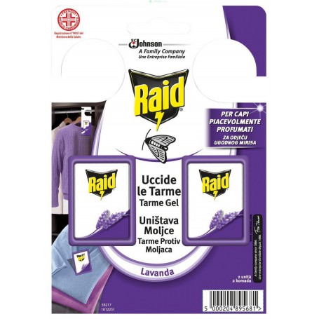 24PZ RAID TARME GEL LAVANDA PZ.2