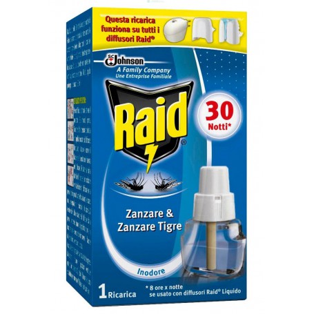 24PZ RAID RICARICA LIQUIDA 30 NOTTI