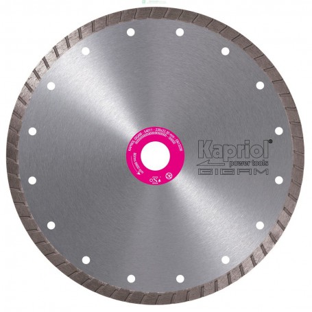 KAPRIOL DISCO DIAMANTATO CORONA CONTINUA MM 230 TURBO CALCESTRUZZO MATTONI