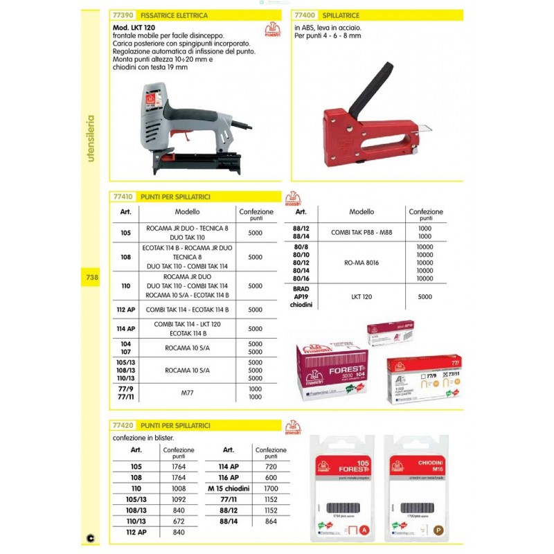 Punti Per Spillatrici Art. 110 - Confezione Da 5000 Pezzi - Foto 8