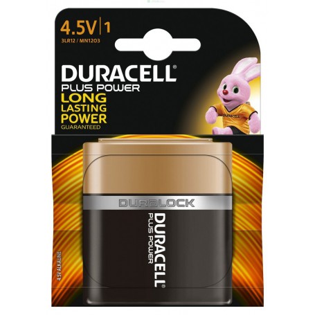 10PZ DURACELL PILA ALCALINA PIATTA 4,5V MN1203