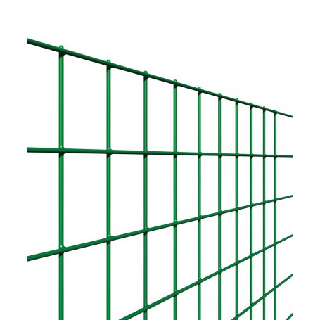 Rete per recinzione elettrosaldata PLASTIFICATA MM 50X75 ALTEZZA 150 CM VERDE 25 MT