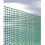 RETE PER RECINZIONE MAGLIA QUADRA ELETTROSALDATA PLASTIFICATA MM 12X12 ALTEZZA 150 CM VERDE 25 MT