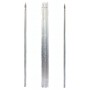 10PZ Paletto a T altezza 150 CM sezione mm 30x30x3 ZINCATO Palo Colore ZINCO da GIARDINO recinzione in ferro