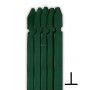 10PZ PALETTO A "T" SEZIONE MM 30X30X3 ALTEZZA 175 CM PLASTIFICATO VERDE PER RECINZIONI