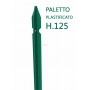 10PZ PALETTO A "T" SEZIONE MM 30X30X3 ALTEZZA 125 CM PLASTIFICATO VERDE PER RECINZIONI