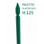 10PZ Paletto a T altezza 125 CM sezione mm 30x30x3 PLASTIFICATO Palo Verde da GIARDINO recinzione in ferro