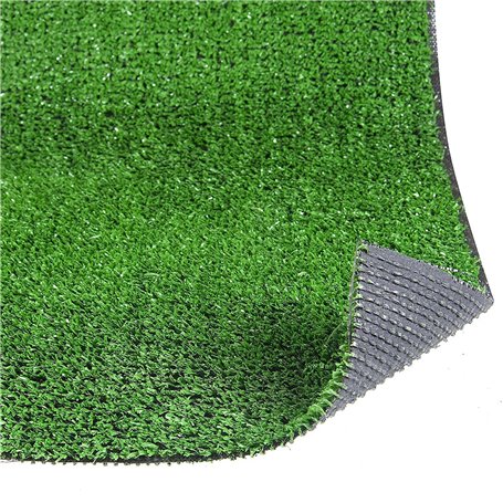Prato Sintetico Artificiale 1x10mt 10mq spessore 7mm fondo drenante Manto erboso/Tappeto erba finta 