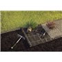 Telo Pacciamatura Nero mt 1,05 x 200 mq 210 Anti Erbacce per Orto, Giardino, Stabilizzazione UV