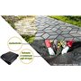 Telo Pacciamatura Nero mt 1,05 x 200 mq 210 Anti Erbacce per Orto, Giardino, Stabilizzazione UV