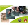 Telo Pacciamatura Nero mt 1,05 x 200 mq 210 Anti Erbacce per Orto, Giardino, Stabilizzazione UV