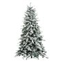 ALBERO DI NATALE INNEVATO 'ALASKA' h.210 cm - base 134 cm / 1876 rami