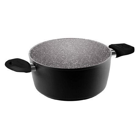 CASSERUOLA CON MANICI 'BLACK PEARL INDUCTION' Ã˜ cm. 16 - 1 manico