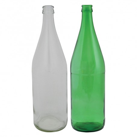 20PZ BOTTIGLIA IN VETRO 'VICHY' 1000 ml - colore verde