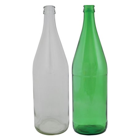 20PZ BOTTIGLIA IN VETRO 'VICHY' 1000 ml - colore mezzo bianco