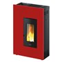 STUFA A PELLET 'MADISON 5' Colore rosso