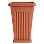 VASO 'PIRAMIDE' cm 40 x 40 x h 59 Lt. 50 terracotta