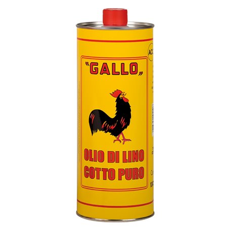 12PZ OLIO DI LINO COTTO PURO lt 1 gallo