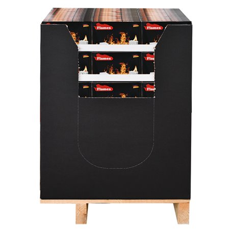 1PZ ESPOSITORE ACCENDIFUOCO 'FLAMES' 48 CUBI 270 confezioni