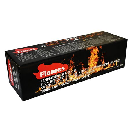 12PZ TRONCHETTO SPAZZACAMINO 'FLAMES' kg. 1,2