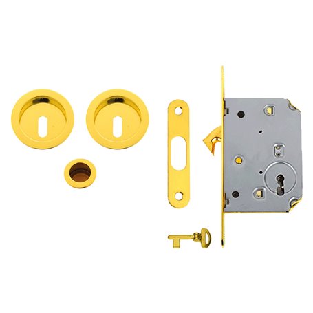 1PZ KIT PER PORTE SCORREVOLI finitura oro lucido codice 3005590