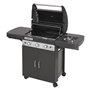 BARBECUE A GAS '3 SERIES LS PLUS DARK DG' kw 9,6 + kw 2,3