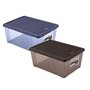 SCATOLA MULTIUSO 'ELEGANCE BOX' L cm 36,5 x 25,5 x h 14 navy/navy