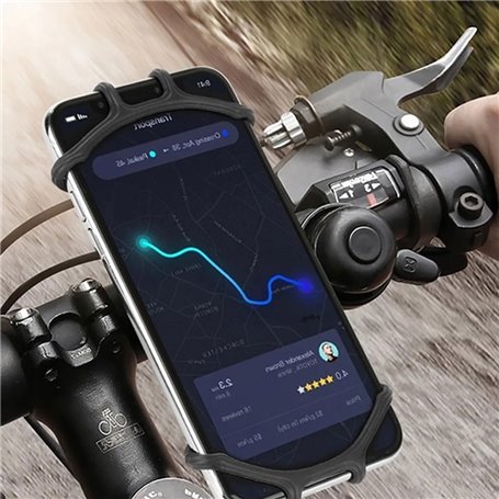 12PZ SUPPORTO SMARTPHONE PER BICI E MOTO rotazione 360Â°