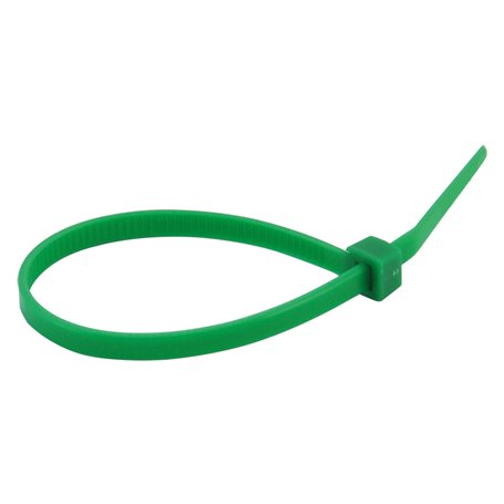 1PZ FASCETTA A STRAPPO PER CABLAGGIO mm 3,6 x 140 pz 100 - verde