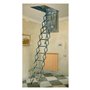 SCALA A PANTOGRAFO A SOFFITTO cm70x120xH.mt.3 - 11 gr.