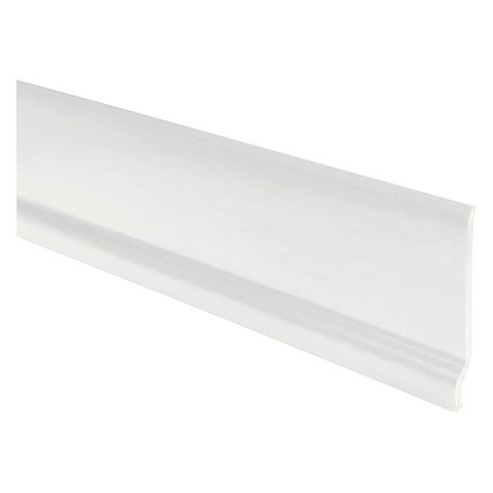 10PZ BATTISCOPA RESINA ESPANSA bianco
