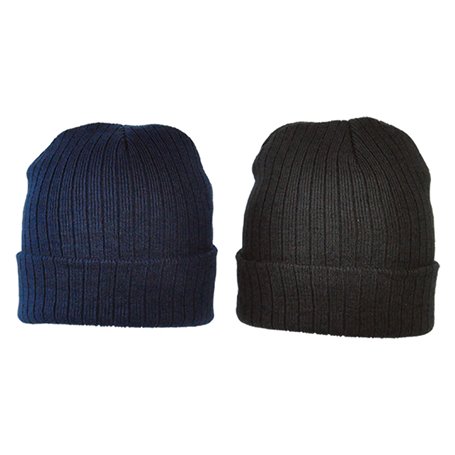 6PZ CAPPELLO A CUFFIA IN ACRILICO interno in pile - 6 pezzi