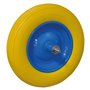 RUOTA POLIURETANICA PER CARRIOLA int. mm 125 - perno corto