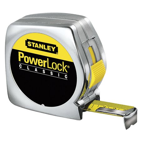 FLESSOMETRO PROFESSIONALE 'POWER LOCK' mt 8 mm 25 - art. 1-33-198