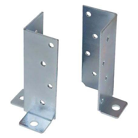20PZ SUPPORTO PER PILASTRI mm 45 x 45 x 130 - sp.2,5