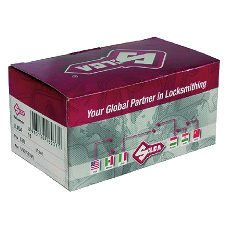 5PZ CHIAVI DOPPIA MAPPA OTTONE CN