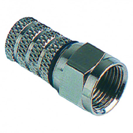 10PZ CONNETTORE 'F' PER CAVI SAT Ã˜ 6,8 mm