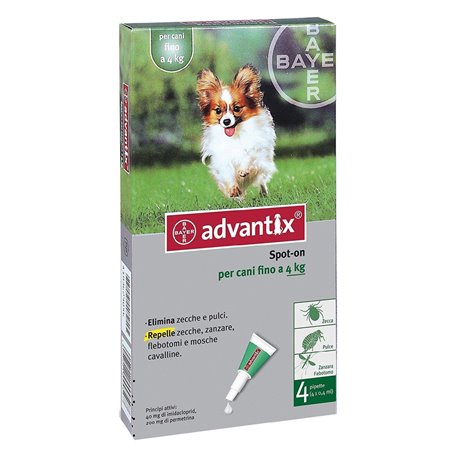 1PZ ANTIPARASSITARIO 'ADVANTIX SPOT-ON' 25-40 kg - 6 pipette ml 4