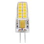 10PZ LAMPADA A LED IN SILICONE 'G4' L.FREDD.6500K 2,5 W 250 lumen (25W)