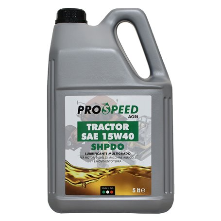 4PZ OLIO LUBRIFICANTE PER MACCHINE AGRICOLE 'TRACTOR' 15W40 - tipo SHPDO