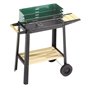 BARBECUE '50-25 GREEN/W' cm. 50x25 - h. cm. 77