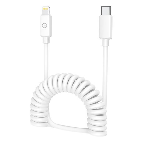 CAVETTO PER SMARTPHONE 'FLESSIBILE' USB tipo C / Lightning Apple -(20W)