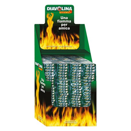 1PZ ESPOSITORE DIAVOLINA ACCENDIFUOCO 40 CUBI 240 cf. (terra) cm.39 x 59 x h.95