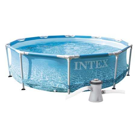 1PZ PISCINA CON TELAIO 'LINEA FRAME' cm 305 x 76 - 4485lt pompa 1250 l/h codice 613607