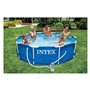 1PZ PISCINA CON TELAIO 'LINEA FRAME' cm 305 x 76 - 4485lt pompa 1250 l/h codice 613606