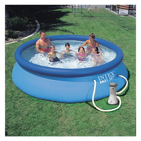 1PZ PISCINA GONFIABILE 'EASY SET' cm 366 x 76 lt 5621-pompa 2006 lt/h