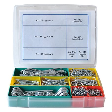 1PZ ASSORTIMENTO COPPIGLIE Tot. 330 pz